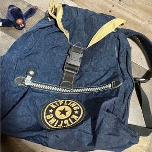 Kipling Women Backpack with Monkey Keychain